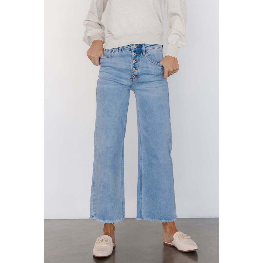 Baltic Born Brody High Rise Wide Leg Jeans | Light Wash Size 2727